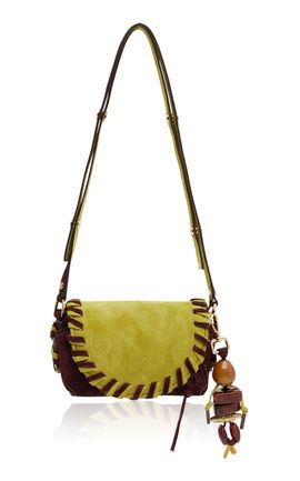 ALÉMAIS ALÉMAIS Mini Suede Curve Bag