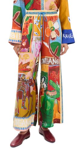 ALÉMAIS ALÉMAIS Mlak Silk Pants Multi