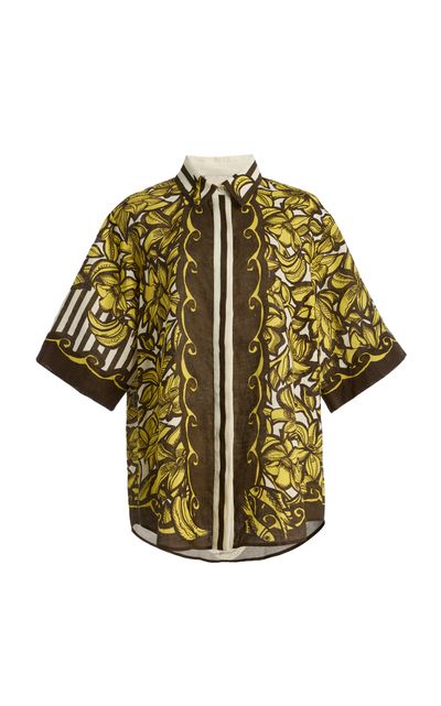 ALÉMAIS ALÉMAIS Mona Printed Hemp Shirt