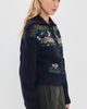 ALÉMAIS ALÉMAIS Patsy Fair Isle Knit Cardigan Ink - 4