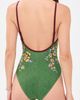 ALÉMAIS ALÉMAIS Phyllis One Piece Swimsuit Green - 3