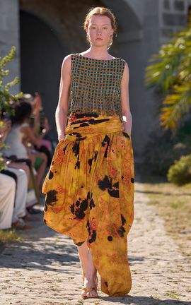 ALÉMAIS ALÉMAIS Salma Draped SilkBlend Midi Skirt