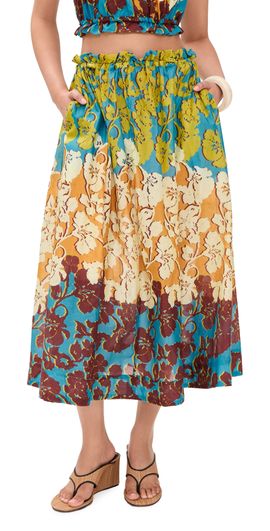 ALÉMAIS ALÉMAIS Splice Midi Skirt Multi