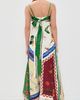 ALÉMAIS ALÉMAIS Tangible Love Silk Midi Dress Multi - 3