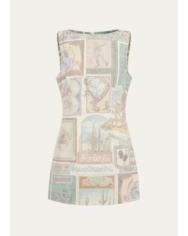 ALÉMAIS Andie Denim Mini Dress
