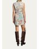 ALÉMAIS Andie Denim Mini Dress - 3