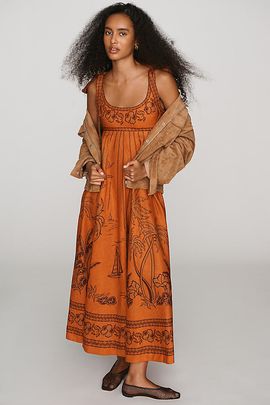 ALÉMAIS Boathouse Ballet 100% Linen Dress