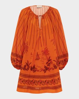ALÉMAIS Boathouse Cotton Voile Mini Dress