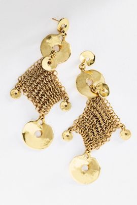 ALÉMAIS Chainmail Drop Earrings