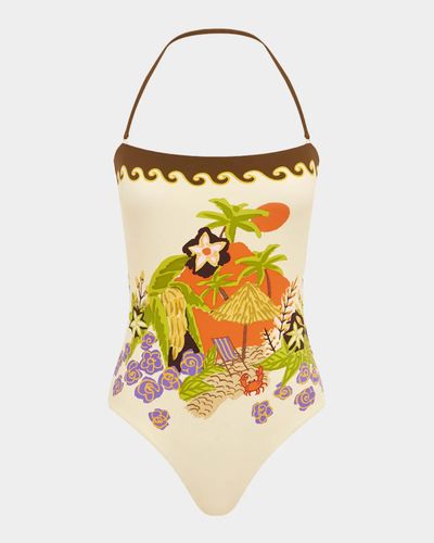 ALÉMAIS Island Cove Bandeau One-Piece Swimsuit