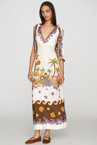 ALÉMAIS Island Cove Linen Dress