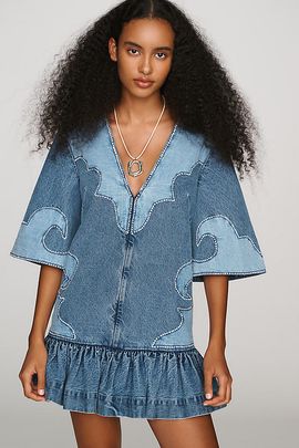ALÉMAIS Jesse Denim Mini Dress