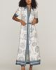 ALÉMAIS Lucky 100% Linen Belted Maxi Dress - 1