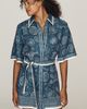 ALÉMAIS Lucky 100% Linen Belted Mini Dress - 1