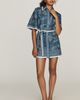 ALÉMAIS Lucky 100% Linen Belted Mini Dress - 3