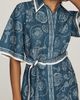 ALÉMAIS Lucky 100% Linen Belted Mini Dress - 4