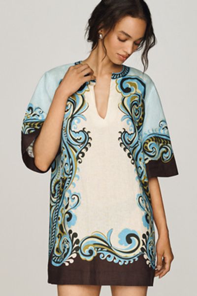 ALÉMAIS Natalia European 100% Linen Mini Dress