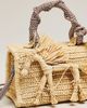ALÉMAIS Raffia Horse Box Bag - 3