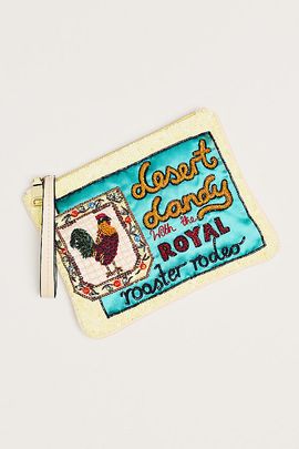 ALÉMAIS Rooster Embellished Clutch
