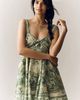 ALÉMAIS Sara 100% Linen Twist Mini Dress - 1