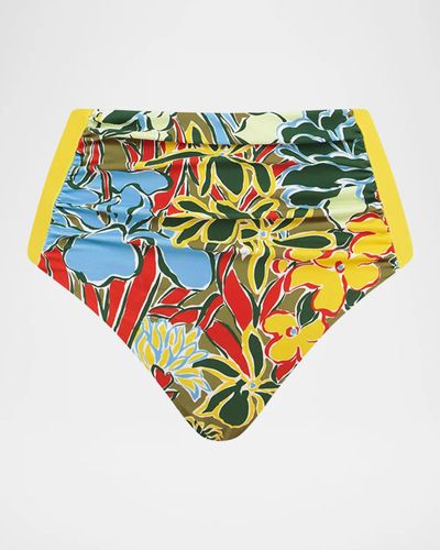 ALÉMAIS Solstice Floral High-Rise Bikini Bottom