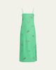 ALÉMAIS Wanda Embroidered Midi Dress - 1
