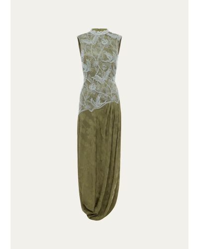 ALÉMAIS Winifred Lace Midi Dress
