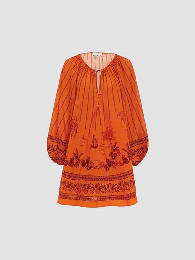 ALÉMAIS Women's Boathouse Cotton Mini Dress