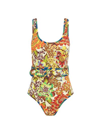 ALÉMAIS Women's Charlie Belted One-Piece Swimsuit