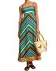Alémais Women's Charlie Mixed-Print Linen Day Dress - 2