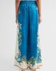 Alémais Women's Luda Floral Linen Wide-Leg Drawstring Pants - 3