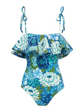 ALÉMAIS Women's Margo Ruffle One-Piece Swimsuit