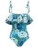 ALÉMAIS Women's Margo Ruffle One-Piece Swimsuit - 6