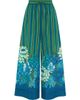 ALÉMAIS Women's Margo Striped Floral Cuffed Pants - 1