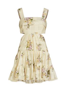 Alémais Women's Matilde Floral Cut-Out Minidress