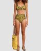 ALÉMAIS Women's Mona Floral Tie Bikini Top - 2