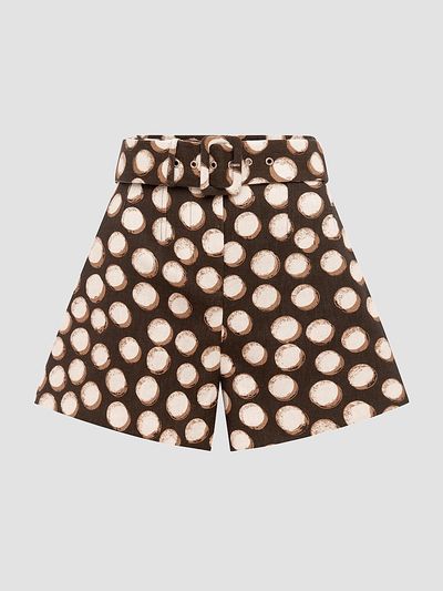 Alémais Women's Paula Corset Linen Shorts