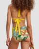 ALÉMAIS Women's Solstice Floral Halter Bikini Top - 5