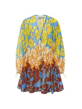 ALÉMAIS Women's Splice Cotton-Silk Mini Dress