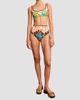 ALÉMAIS Women's Splice Floral High-Rise Bikini Bottom - 2