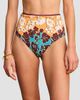 ALÉMAIS Women's Splice Floral High-Rise Bikini Bottom - 3