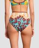 ALÉMAIS Women's Splice Floral High-Rise Bikini Bottom - 4