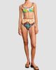 ALÉMAIS Women's Splice Floral Scoopneck Bikini Top - 2