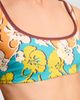 ALÉMAIS Women's Splice Floral Scoopneck Bikini Top - 5