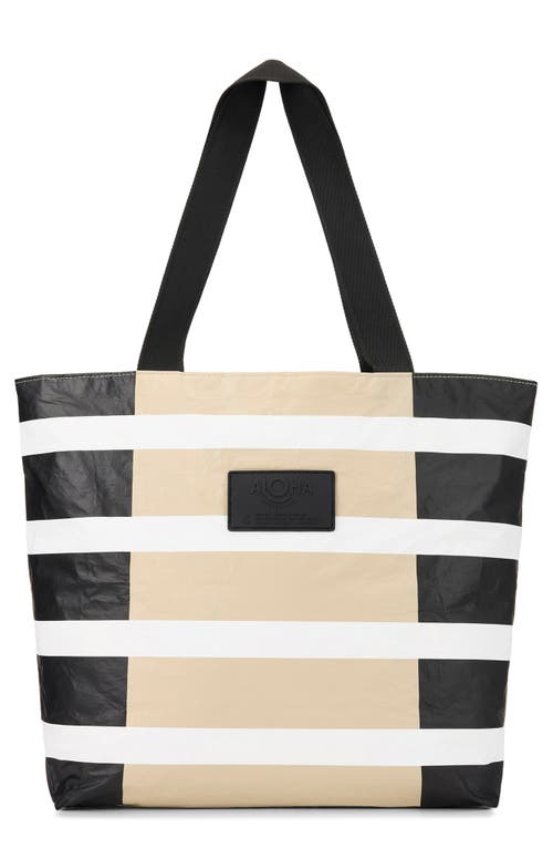 Aloha Collection Aloha Collection Day Tripper Sporty Stripe Water Resistant Tote