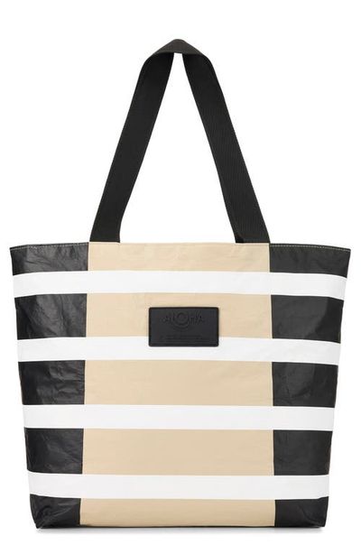 Aloha Collection Aloha Collection Day Tripper Sporty Stripe Water Resistant Tote