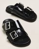 ALOHAS Alba Double Buckle Slide Sandals - 1