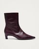 ALOHAS ALOHAS Ambar Rift Leather Ankle Boots in Burgundy, Women's at Urban Outfitters - 1