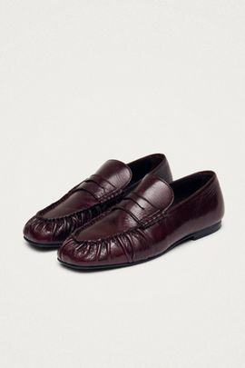 ALOHAS ALOHAS Aven Leather Loafers in Rift Burgundy, Women's at Urban Outfitters