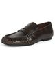 ALOHAS ALOHAS Aven Leather Loafers Vintage Effect Brown - 1